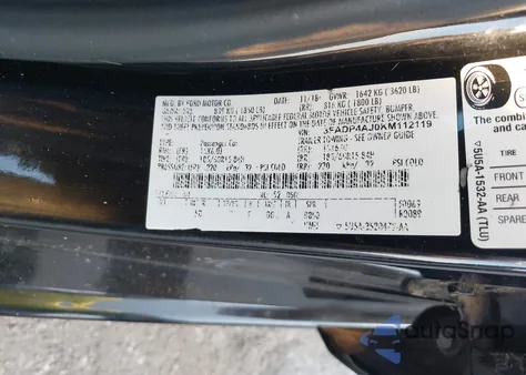 2019 Ford Fiesta S from USA, damaged, VIN 3FADP4AJ0KM112119